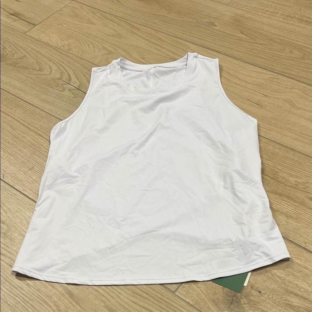 HALARA Women's Softlyzero plush Classic White Muscle Tee